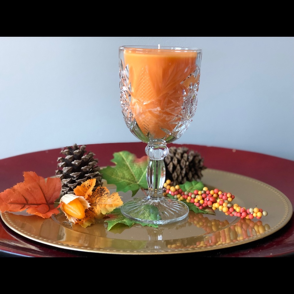 Wine Glass Fall Scented Candle